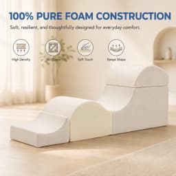 Multifunctional Convertible Lounge Chair, Reclining Sofa, Folding Bedside Bench, Suitable for yoga Relaxation in Bedroom