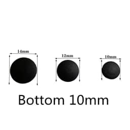 50Pcs Round Buckle Plastic Button Set For Hole Shoes, Garden Shoe Charms, Universal Fit Diy Fastener Accessories