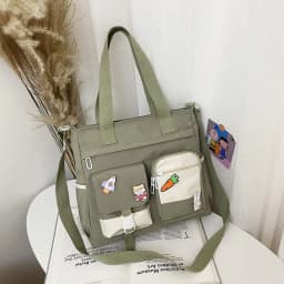 New Designer School Handbag Messeng Bag For Youth Teen Girls Tote Shoulder Bag Large Capacity Nylon Women Crossbody Bag Satchels
