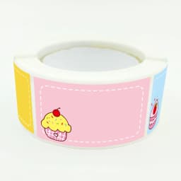 250pcs/roll Cartoon Name Stickers for Kids School Kitchen Sticker Refrigerator Food Storage Label Sticker Stationery Handwritten