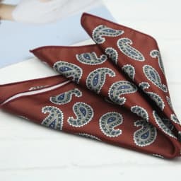 2026 Oversized Silky Pocket Square For Men 27CM Luxury Floral Dots Pocket Square Wedding Hanky Paisley Chest Towel Suits Scarf
