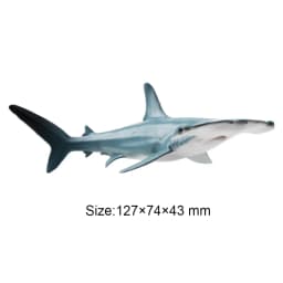 Toymany Simulation Blacktip Reef Shark Ocean Animal Model Toy Mini Figures Dolls Action Figurines Toys for Children Gift