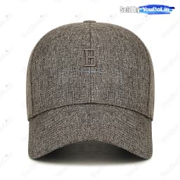 Mens Outdoor Hard Top Embroidered B Letter 1913 Baseball Cap Middle-Aged Leisure Sun Protection Trend All-Match Baseball Cap