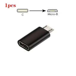 USB C Female to Micro USB Male Adapter (1/2/3/4/5/6-Pack), Micro USB Adaptor, Micro USB to USB C Adapter Fast Charger Power Cabl