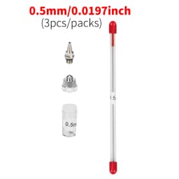 0.2/0.3/0.5mm Airbrush Nozzle Needle Replacement for Airbrushes Spray Gun Model Spraying Paint Maintenance Accessories