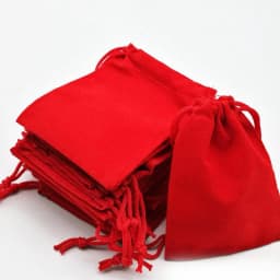 100PCS Wholesale 5*7 7*9 10*12cm Red Velvet Drawstring Bag Black Jewelry Gift Bags Christmas Pouch Cotton 3 Sizes Free Shipping