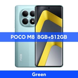 【World Premiere】Global Version POCO M8 5G Smartphone NFC 6.77" Flow AMOLED display Snapdragon® 6 Gen 3 5520mAh 45W Charging