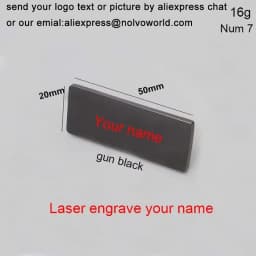 50-100PCS Laser YOUR NAME 45*13MM Metal Label Long Rectangle Purses Label Tags Metal Logo For DIY Handbag Bags Metal Labels