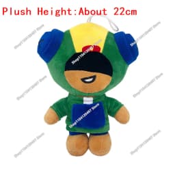 10cm-25cm Cartoon Cosplay Brawler Spike Plush Toy Cotton Pillow Dolls Cute Game Character Game Peripherals