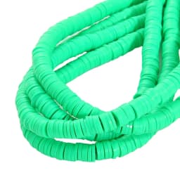 6mm 350pcs/lot Color Flat Round Polymer Clay Beads Loose Spacer Beads for Jewelry Making DIY Bracelet Necklace Earrings Design