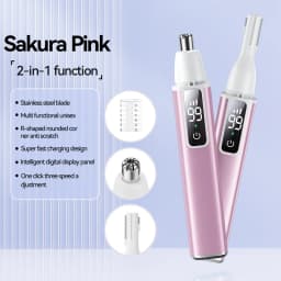 Electric Eyebrow Trimmer Type -c Charging Face Eyebrow Shaver Eye Brow Epilator Nose Hair Trimmer Security Painless Beauty