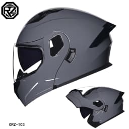 ORZ's latest high-quality motorcycle modular flip helmet ABS material dual lens full helmet DOT batch