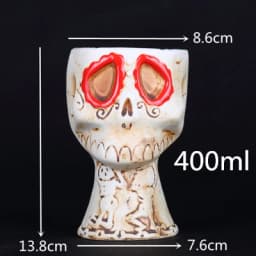 400ml Tiki Mugs Cocktail Cup Beer Wine Mug Ceramic Tiki Mugs Art Crafts Creative Hawaii Mugs