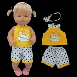 Baby Dolls Clothes Set 40Cm Doll Clothing Ropa Y Su Hermanita Accessories