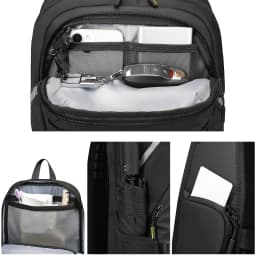 TANGCOOL Convertible Detachable Pocket Backpack Fits 17.3 Inch Notebook Waterproof Ventilated Back Panel Travel Luggage Bag