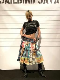 Spring Summer 2026 Women's Skirts Sexy Split Half Skirt Female Clothing Streetwear Printed Unique Design Skirt
