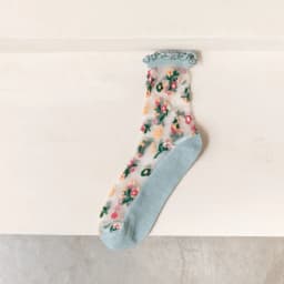 Floral Embroidery Crystal Silk Socks Summer Ultra-thin Transparent Vintage Lace Socks Women Sweet Girls Kawaii Cute Ruffle Socks