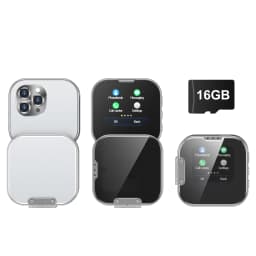 SERVO i19 Rotate Mini Mobile Phone 1.69" Touch Screen 2 SIM Standby Bluetooth Dialer Magic Voice FM Radio 2G GSM Small Cellphone