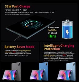 Original BDF Y7-S Tablet Pc 10.1 Inch 8GB RAM 256GB ROM Android 13 Octa Core 3G 4GLTE 5G Internet WiFi Internet Global Version