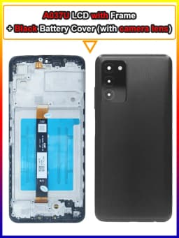 New LCD for Samsung Galaxy A03S A037U LCD Display Touch Screen Digitizer Assembly Replacement for Samsung A03S LCD With Frame