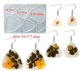 Keychain Pendant Twelve Constellation Silicone Mold For Epoxy Resin Casting Creative Earrings Jewelry Pendants Making Molds