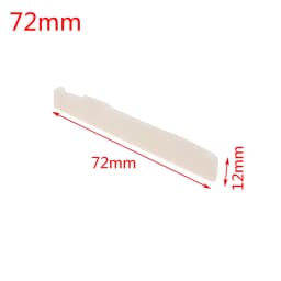 1PC Real Bone Bridge Saddle For Folk Acoustic Guitar 72MM/74MM/76MM/80MM 3MM X 12MM Guitar Accessories