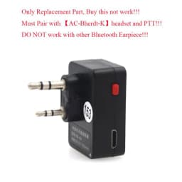 K /M Adapter for ANYSECU AC-BV8 AC-Bherdt Bluetooth PTT Headset