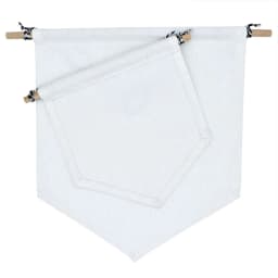 1PCS Pin Display Pennant Black White Fabric Flag Lapel Badge Jewelry Storage Rack Brooches Canvas Wall Banner Decoration Show
