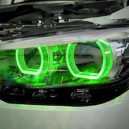 Yellow LED Angel Eyes DRL Chips Board For 2015-2019 BMW 1 Series F20 F21 LCI LED Headlight Daytime Running Light Amber Blue Red