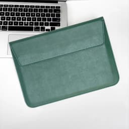 Customized Name PU Leather Men's and Women's Laptop Case Bag 13/15 English Computer Stand Computer Bag