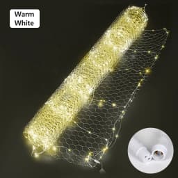 Upgrade Wedding Ceiling Decor Starry Sky Wrought Iron Net With Luminous Lamp Beads Party Prop For Christmas Birthday Decoration