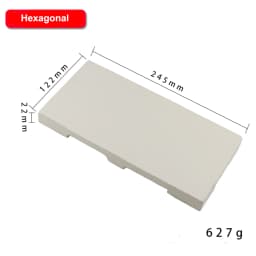 High Temperature Resistant Quartz Brick Quadrangular Hexagonal Welding Refractory Plate Metal Soldering Tools for Jewelry Making