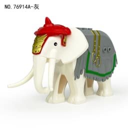 MOC City Animals Building Block Model Farm Ranch Scene Accessories Goat Wolf Pig Owl Flamingo Parrot Bird Zoo Kids Brick Toy T04