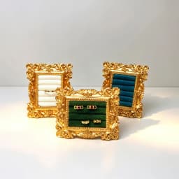 Jewelry Display Stand Vintage Photo Frame Ring Tray Jewelry Store Storage Booth Display Photography Display Item Prop