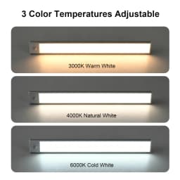 Night Lights Motion Sensor LED Cabinet Light USB Rechargeable Closet Light For Kitchen Wardrobe LED Lighting 20cm/30cm/40cm