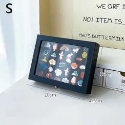 Pin Display Case Breastpin Medal Display Box Storage Box Dust-Proof Brooch Box Display Rack Jewelry Medal Collection Display Box