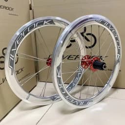 SILVEROCK SR40 Alloy Wheels 20 inch 406 451 V Brake Rim Caliper Brake 40 High Profile 74 100/130 Folding Bike Minivelo Wheelset