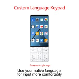 DOOV R70 Phone No Camera with Dual SIM MT6765 Touchscreen 4G Android 13 Keyboard 4 Inch 6GB 128GB Camera 2600mAh