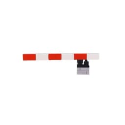 Children's Educational MOC Building Blocks: City Rail Guardrail Train Rail Passage Stop Parking Barrier Gate and Toy Model