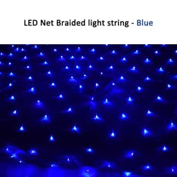 LED Net Curtain Light 110V 220V Fairy Lights Outdoor String Christmas Garlands Xmas Party Garden Wedding Decoration 3X2M 6X4M