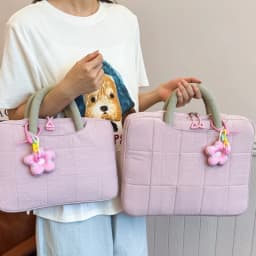 Puffy Laptop Sleeve 14/16 Inch Commuter Laptop Briefcase Notebook Sleeve Notebook Case Portable Handbag for Women