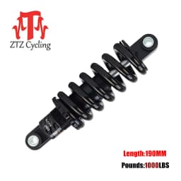 KS-260 Spring Shock Absorber Rear Shocks 125/150/165/190mm 350/550/650/850/1500LBS for Downhill CX MTB Electric Scooter Bicycle