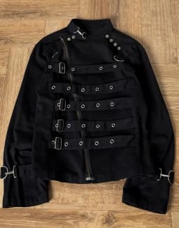 Y2k new solid color stand up collar buckle retro design women jacket streetwear high street men and women hoodie