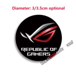 Fan Logo Sticker Graphics Card Computer Host Chassis Laptop Hall of Fame Player Country ROG