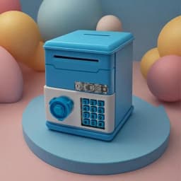 Mini smart password piggy bank ATM children's creativity can only enter but not exit piggy bank toys holiday gifts