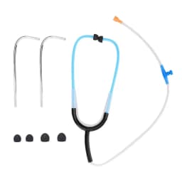 4 Color Binaural Hearing Aid Stethoscope Reduces Noise Medical Headphones Auditions Detection Hearing Aid Auxiliary Health Tools