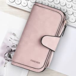 Butterfly Flower Women's Long Wallet Features Multiple Card Slots A Coin Pocket and Cell Phone Pouch Perfect Gift for Women