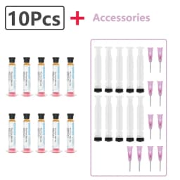 1/50Pcs 10cc RMA-223 Soldering Paste Flux For Soldering Solder Paste for Chips LED BGA SMD PGA PCB DIY Repair Tools