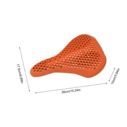 honeycomb structure Silicone Seat Cover for Cycling bicycle Seat Cushion Cover anti-slip shock absorption Saddle Cover equipment