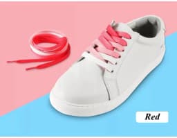 1Pair Gradient Shoelaces Rainbow Laces Colorful Flat Shoelace for Sneaker Casual Canvas Shoe laces Shoes Strings 90cm/100cm